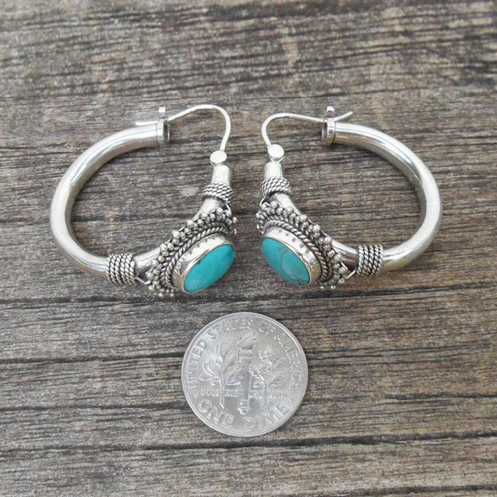 Criselda™ | Retro Turquoise Earrings