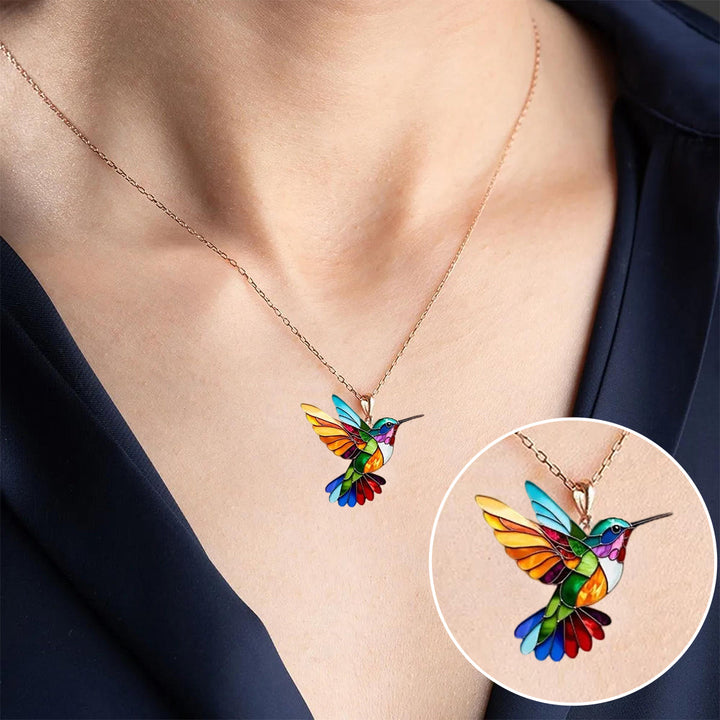 Aurea™ | Beautiful Hummingbird Design Necklace