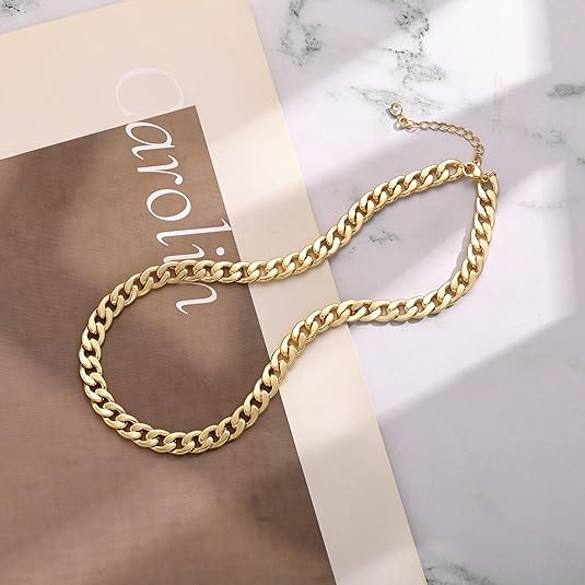 Cavaro™ | Thick Cuban Gold Chain Necklace