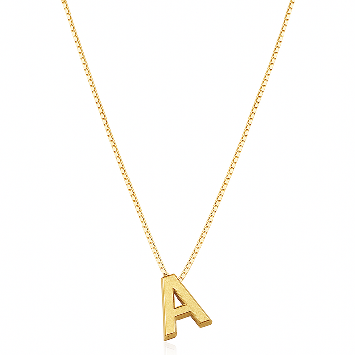 LoveNote™ | Initial Letter Gold Necklace