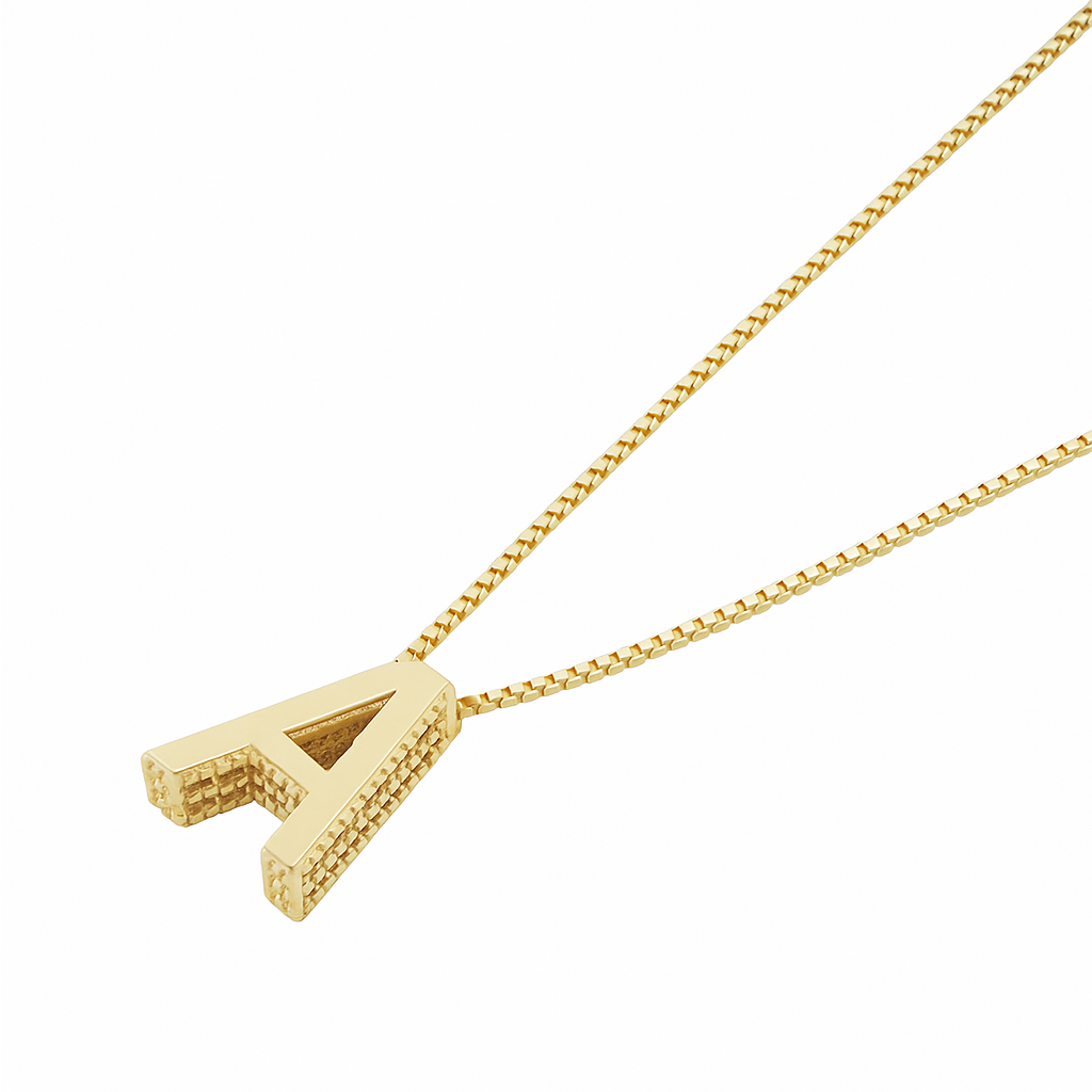 LoveNote™ | Initial Letter Gold Necklace