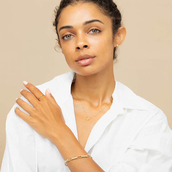 LoveNote™ | Initial Letter Gold Necklace