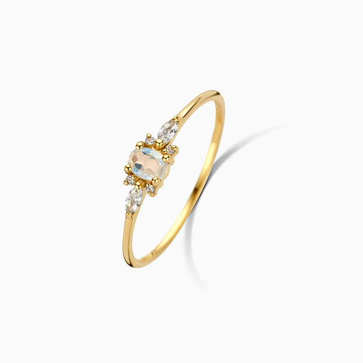 Muse™ | Golden Moonstone Ring