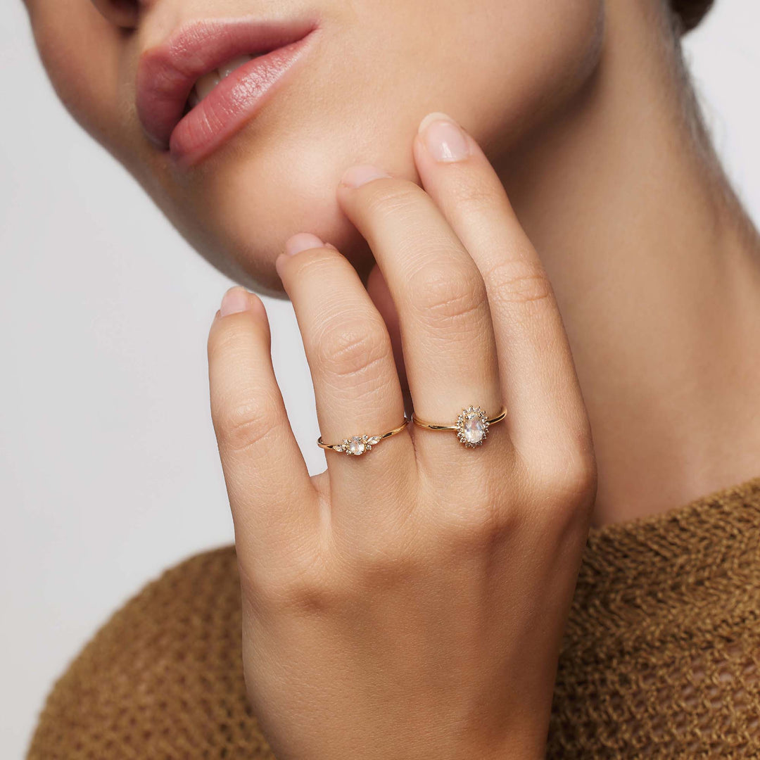 Muse™ | Golden Moonstone Ring