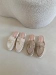 Coco | Chic Open Moccasins with Gold Accent