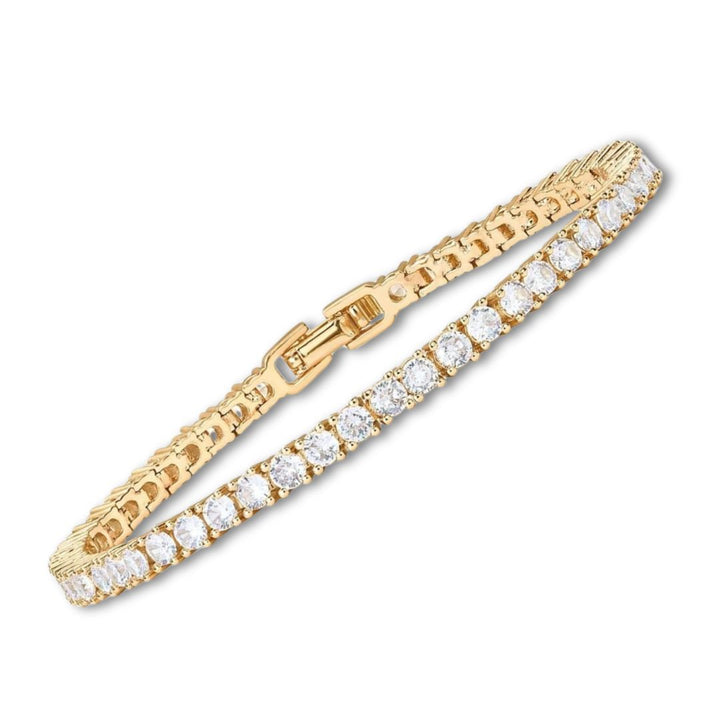 Lustra™ | Gold Moissanite Tennis Bracelet