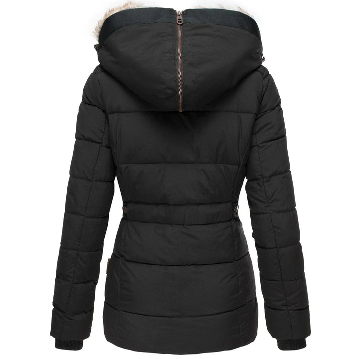 Hanne™ – Winter Jacket with Plush Collar and Slim Fit