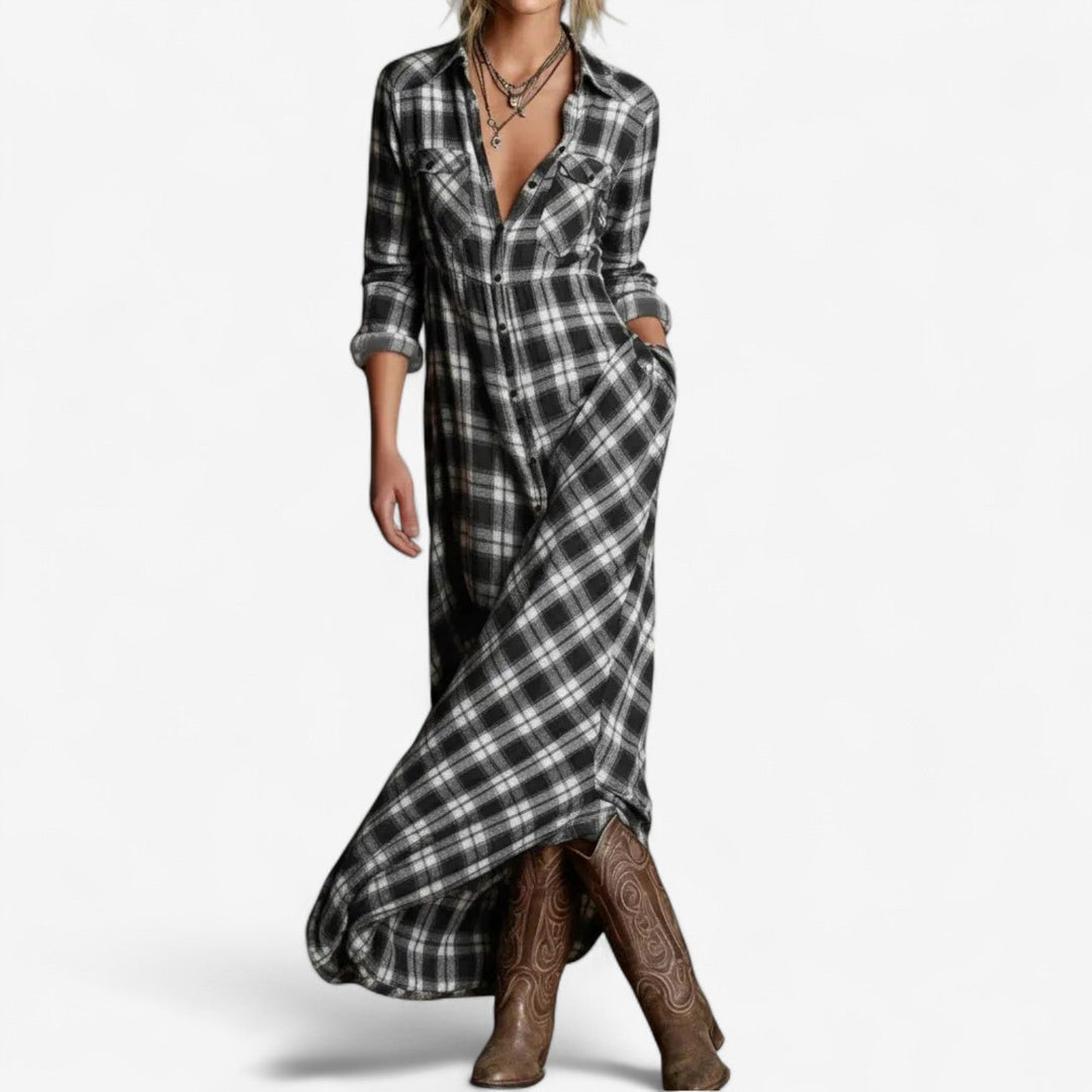 Cécile™ Timeless Maxi Shirt Dress