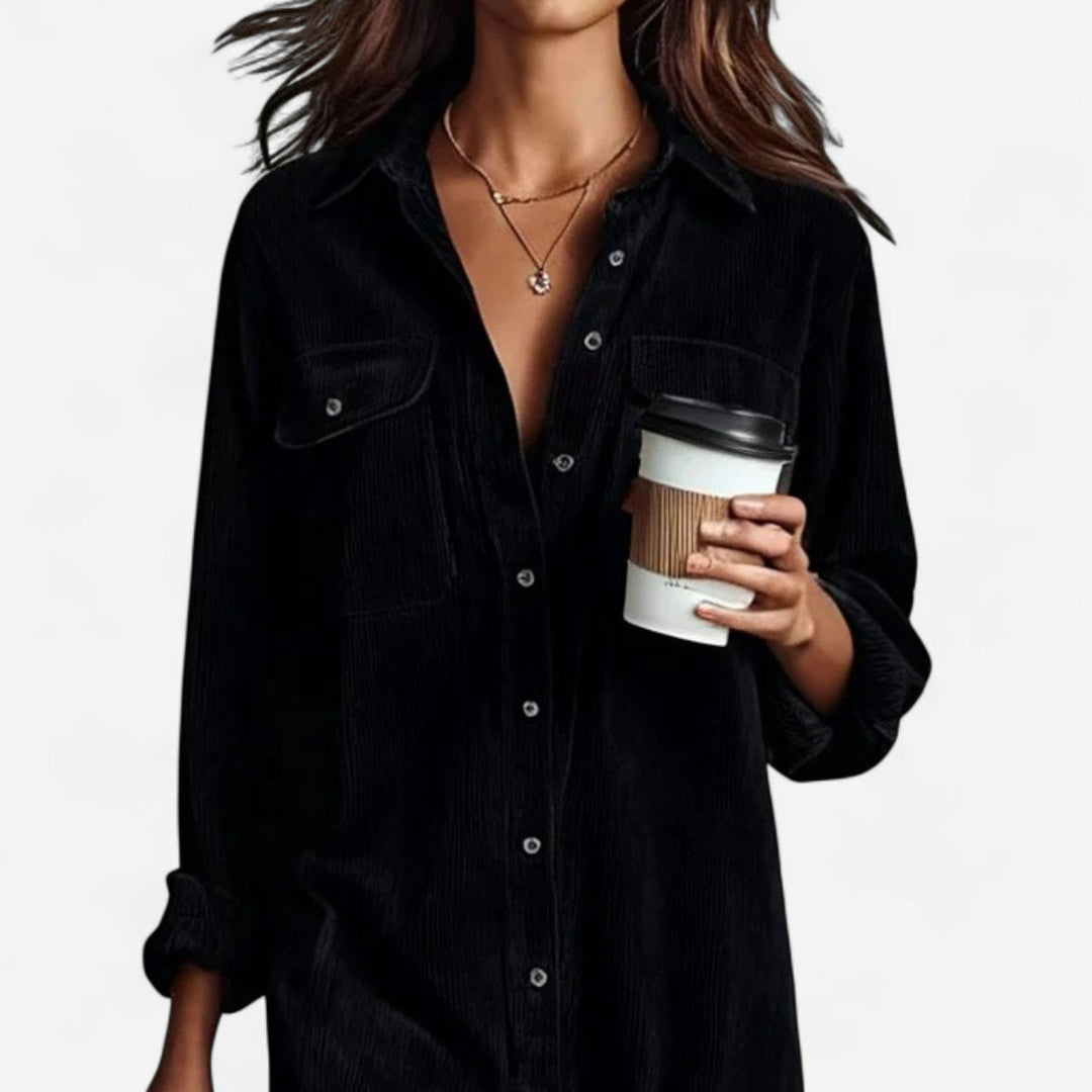 Anastacia™ Midi Dress in Corduroy Velvet