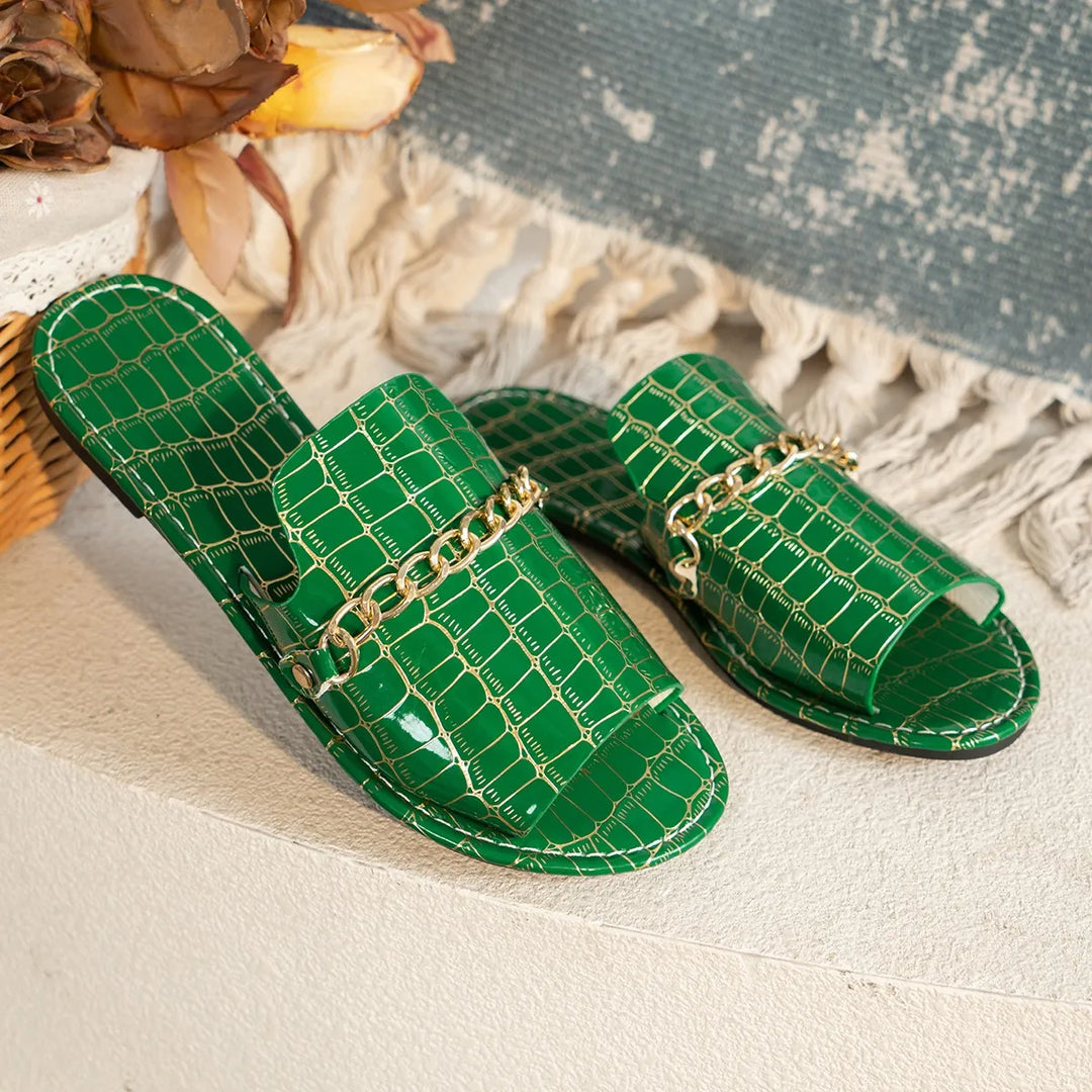 Mira | Chic Wedge Beach Flip-Flops