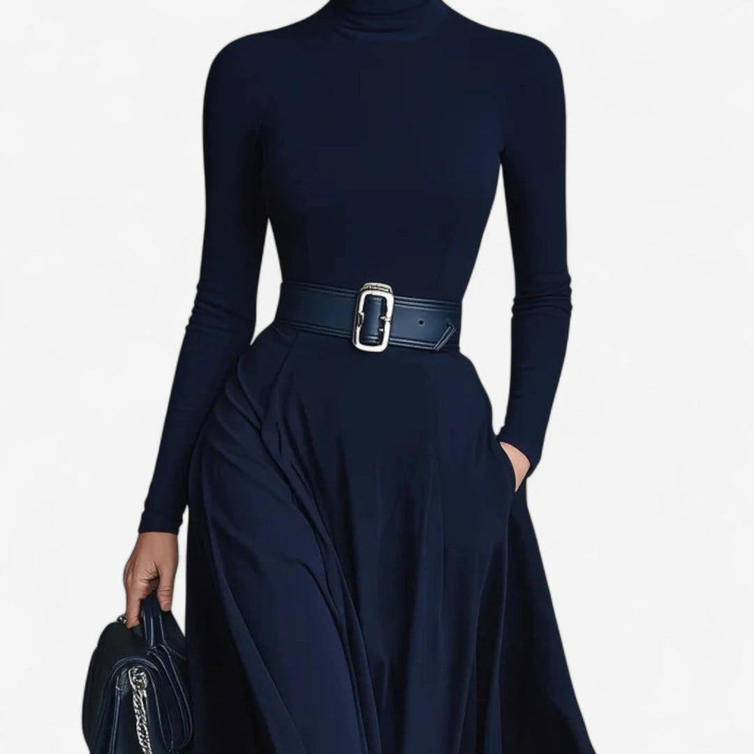 Yvelise™ High Neck Maxi Dress