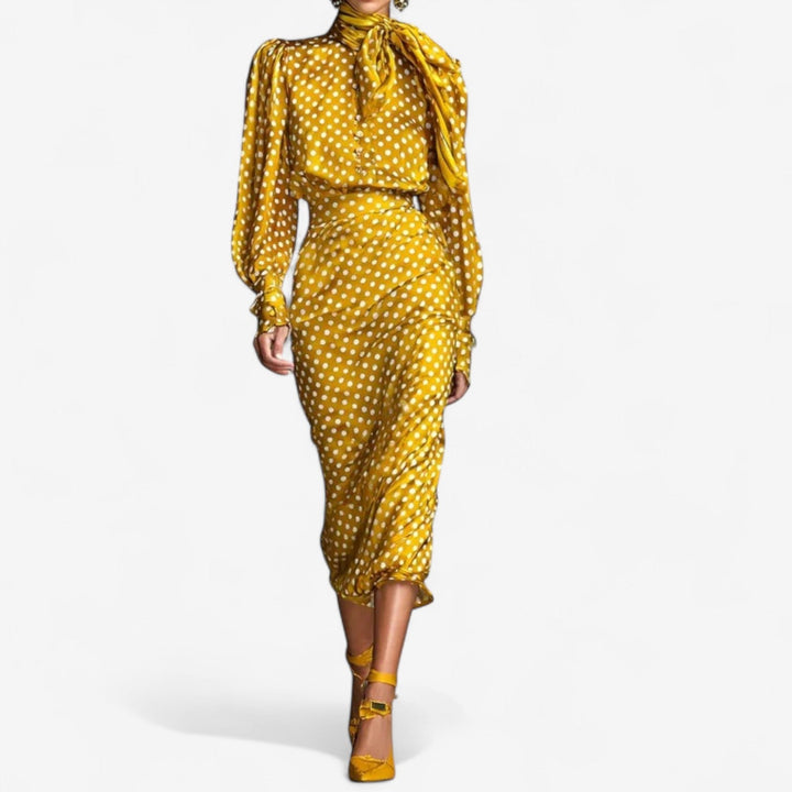 Susan™ Two-Piece Ensemble in Gold
