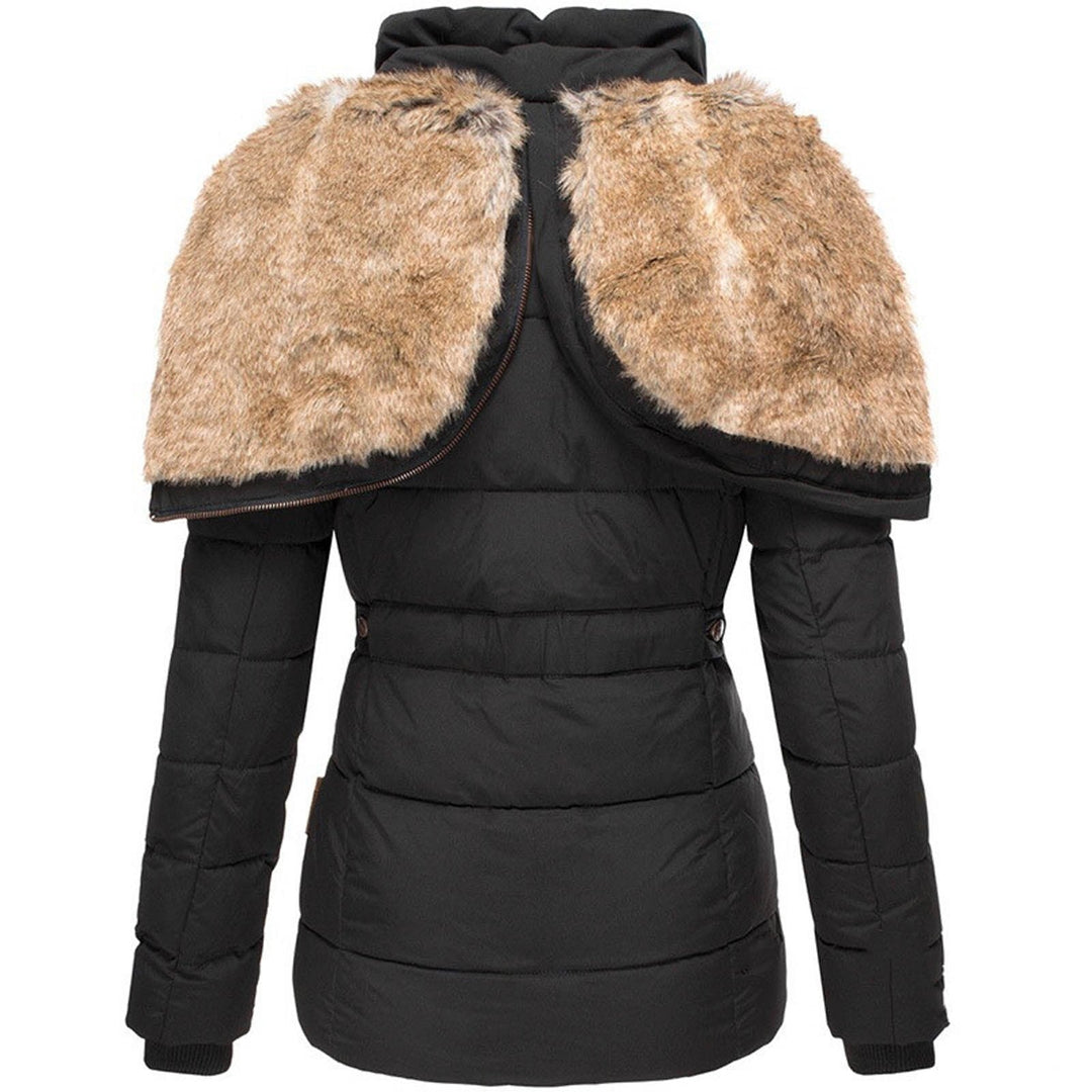 Hanne™ – Winter Jacket with Plush Collar and Slim Fit