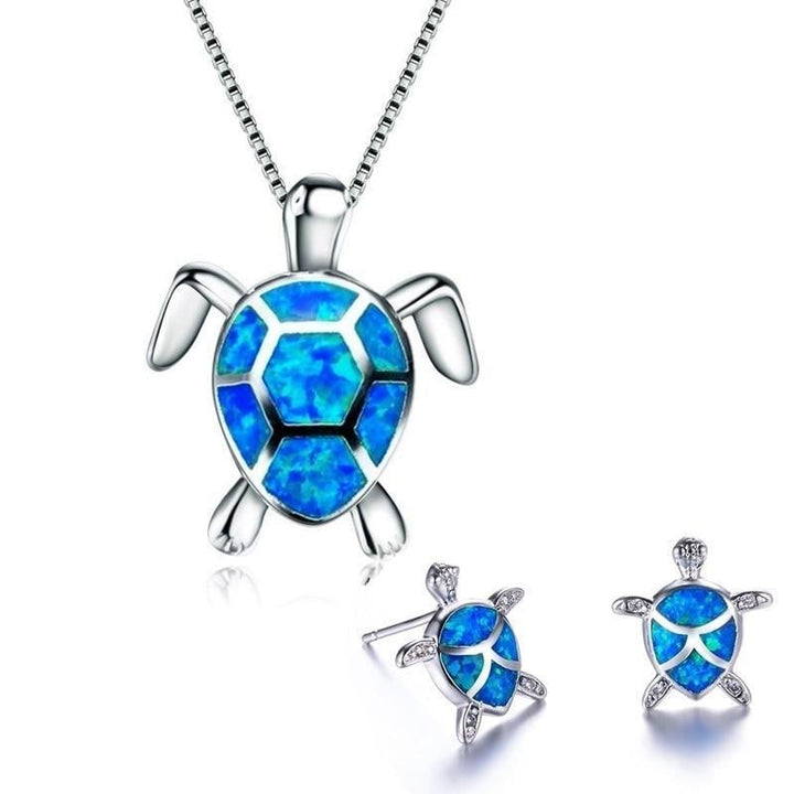 OpalWave™ | Marine Turtle Jewelry Set