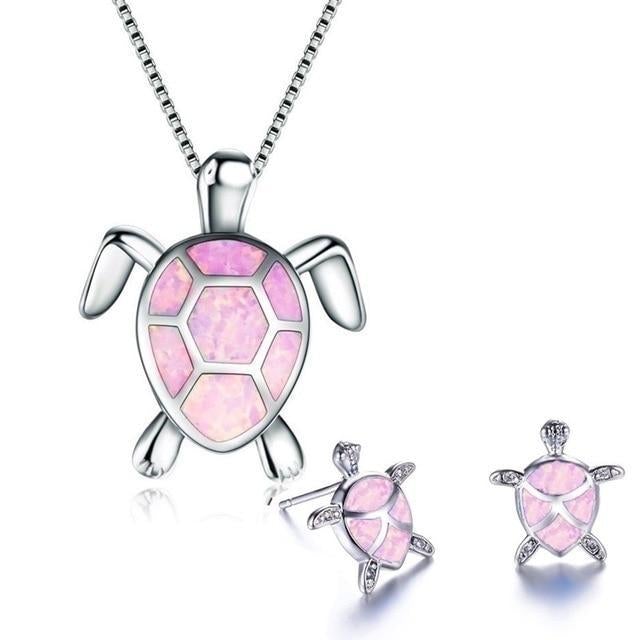 OpalWave™ | Marine Turtle Jewelry Set