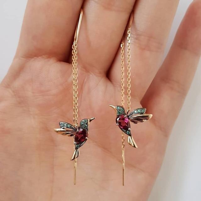 Kolibra™ | Hummingbird Zircon Earrings