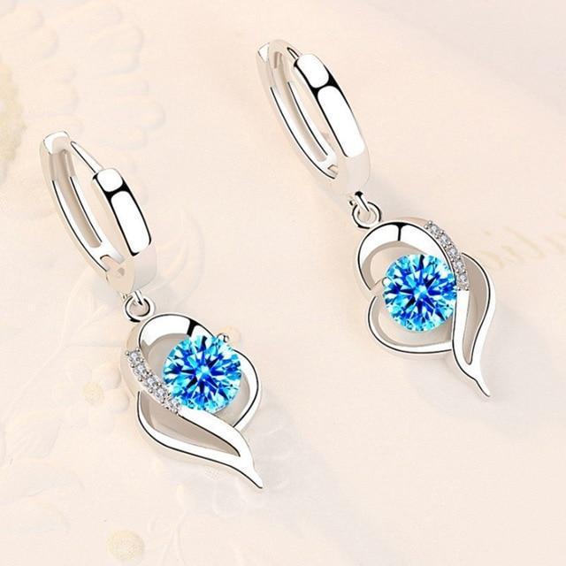Gleam™ | Silver Cubic Zirconia Stud Earrings